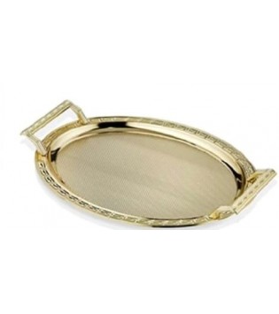 GOLD RENK OVAL ORTA  BOY TEPSİ