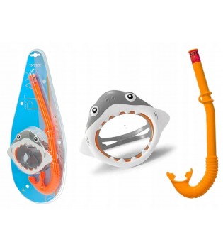 Intex 55944 Köpek Balığı Maske Snorkel Set