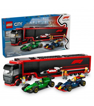 Lego F1 Taşıma Kamyon Rb20 Ve Amr24 60445