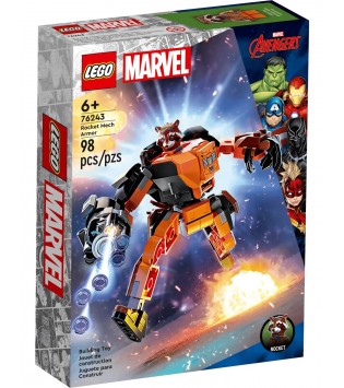 LEGO® Marvel Rocket Robot Zırhı 76243 Oyuncak Yapım Seti (98 Parça)