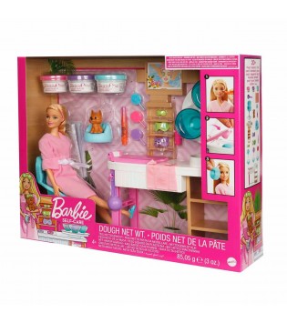 MATTEL BARBİE YÜZ BAKIMI YAPIYOR OYUN SETİ