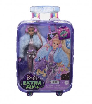 Barbie Extra Seyahat Bebekleri - Kar Temalı