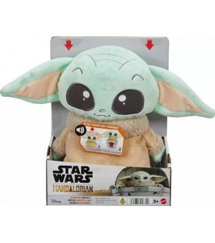 MATTEL STAR WARS JUMPING GROGU FEATURE PLUSH