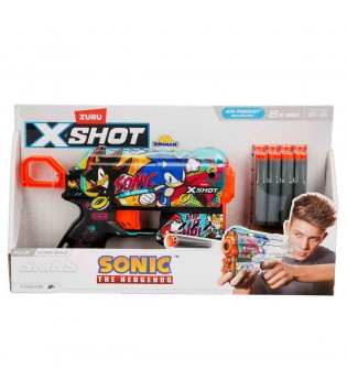 SUN-ZUR-X-SHOT SİLAH SÜNGER ATAN SKINS-FLUX 8 MERMİLİ