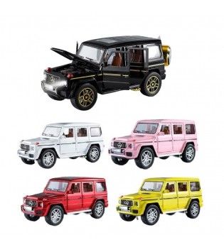 Vardem Çek Bırak 1:24 Sesli Işıklı Metal Jeep (5 Renk) Mr