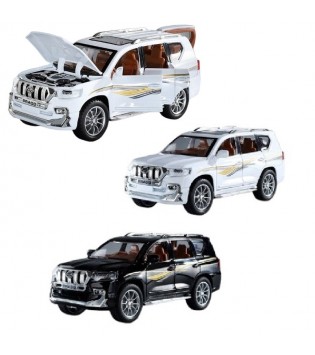 Vardem Çek Bırak 1:24 Sesli Işıklı Metal Jeep Tyt